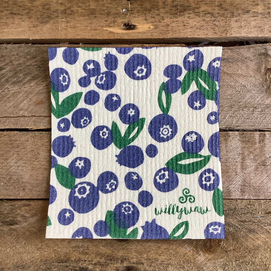 Highbush Blueberry - Swedish Dishcloth