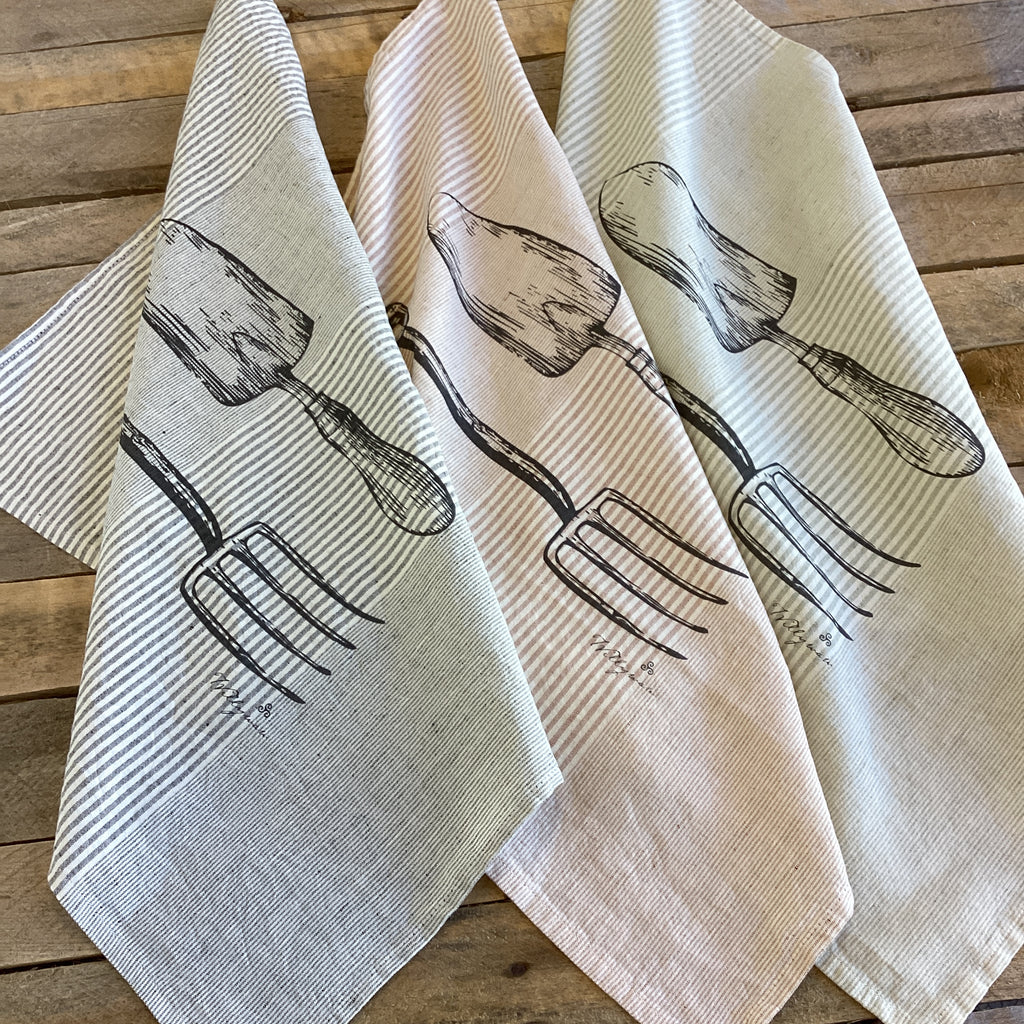 Fork and Trowel Tea Towel - Limited Edition – Willywaw