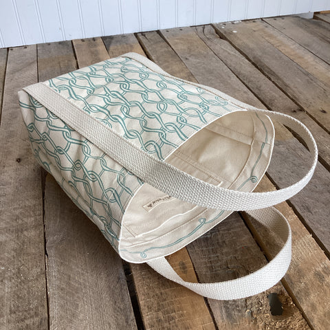 Knitting Tote - Short Straps