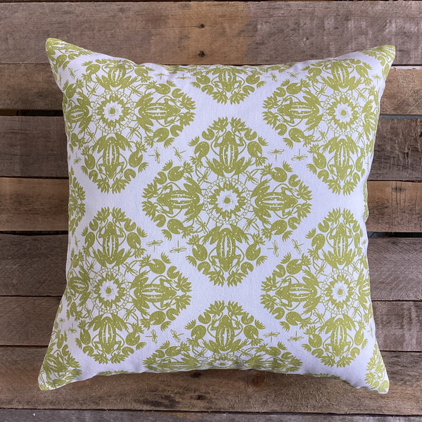 Frog Block Pillow, 18