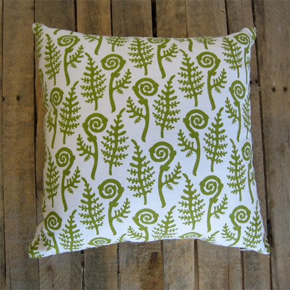 Fiddlehead Pillow, 18