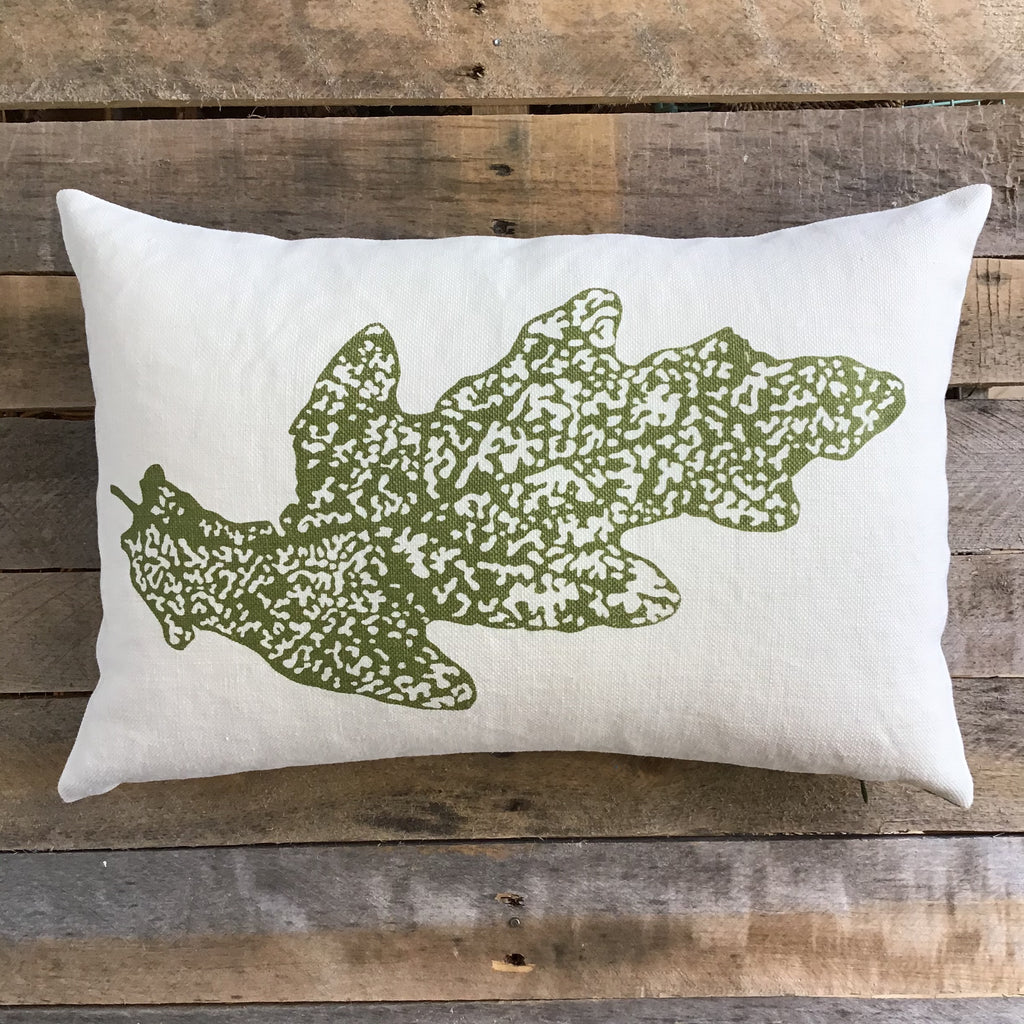 Oak Leaf Pillow, 13x19