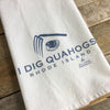 I Dig Quahogs Tea Towel