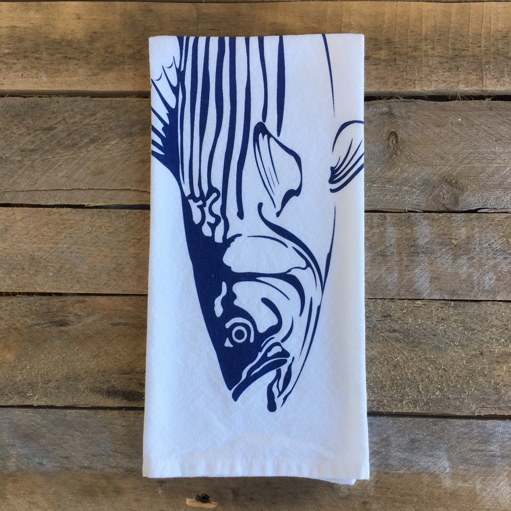 Striped Bass Tea Towel