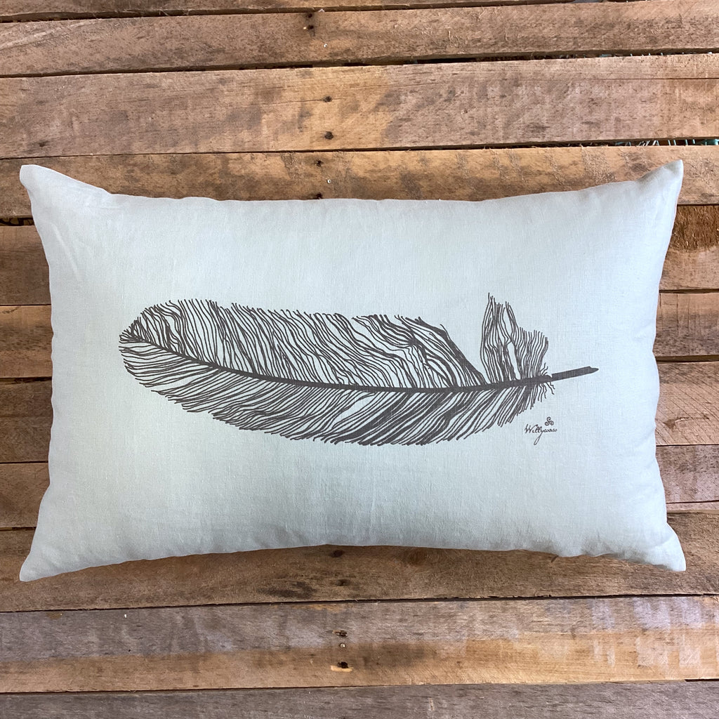 Feather design throw pillows online