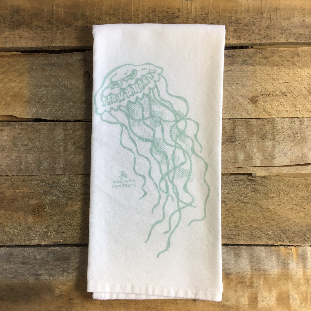 Jellyfish Tea Towel