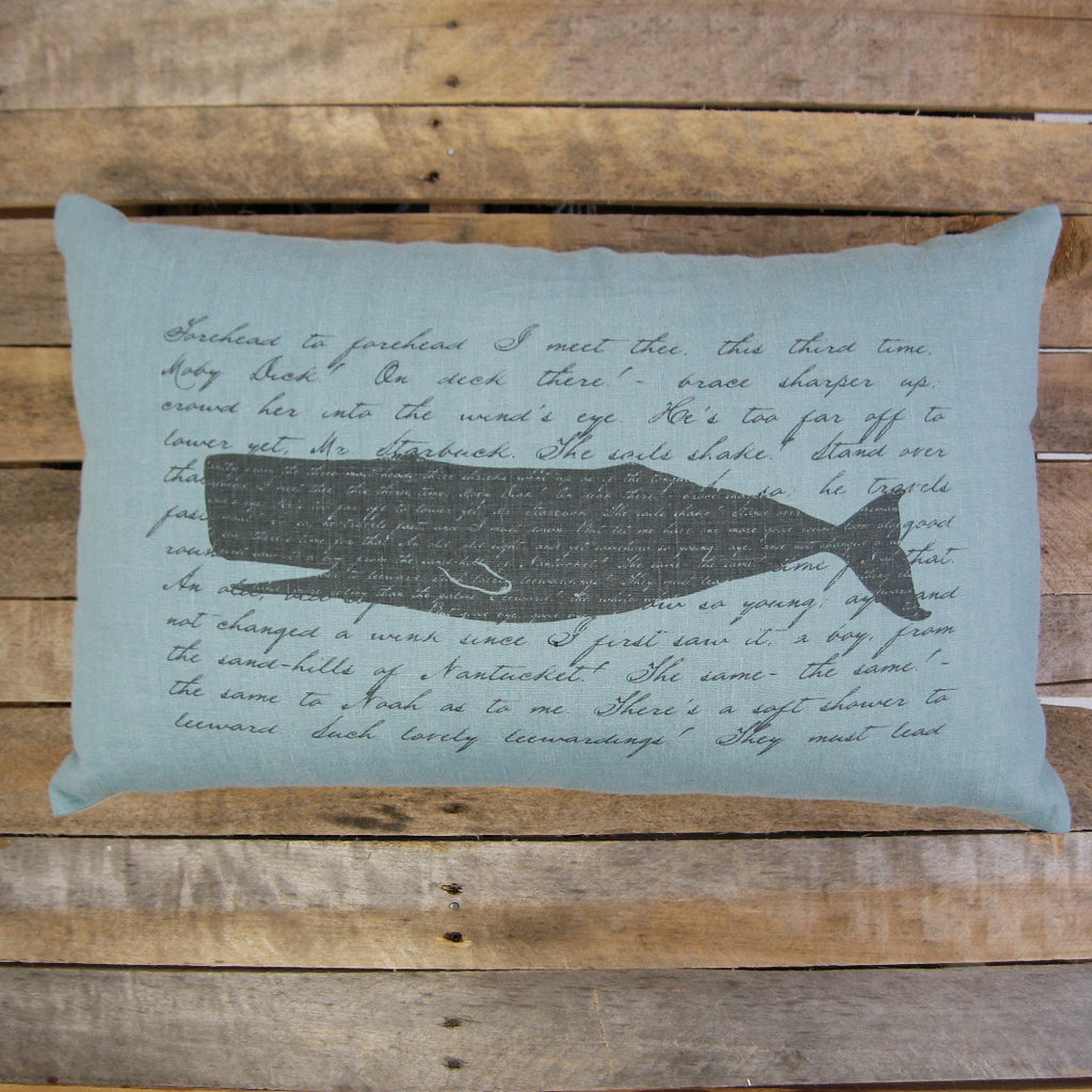 Moby Dick Pillow, 16x26