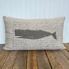 Moby Dick Pillow, 16x26