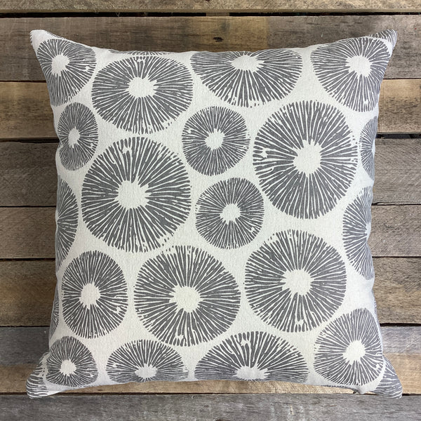 Mushroom Spore Print Pillow, 18