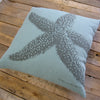 Starfish Pillow, Charcoal, 20